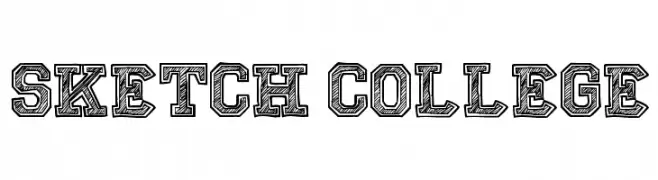 Sketch College  नि: शुल्क फ़ॉन्ट्स डाउनलोड