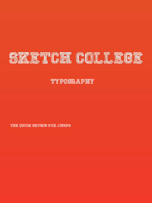 Sketch College Poster