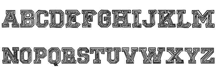 Sketch College Font LOWERCASE