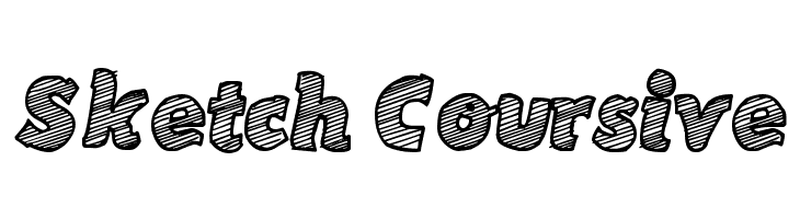 Sketch Coursive  नि: शुल्क फ़ॉन्ट्स डाउनलोड