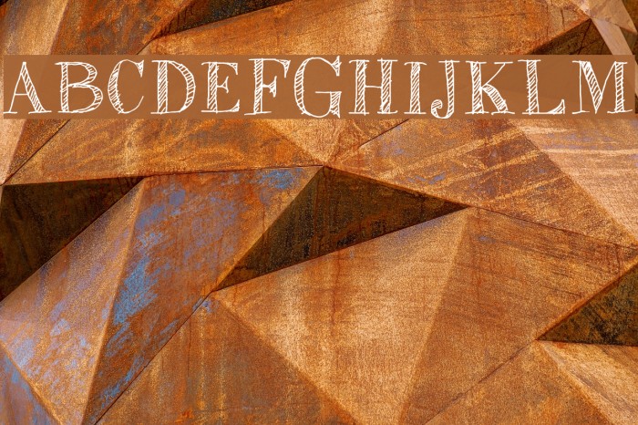 Sketch Fine Serif Font examples