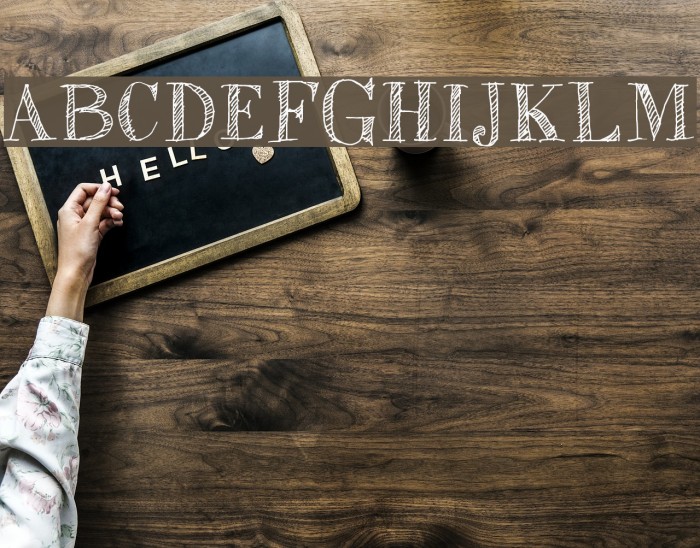 Sketch Fine Serif Font examples