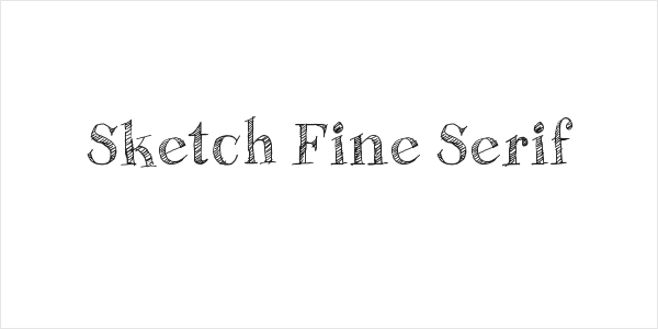 Sketch Fine Serif Logo