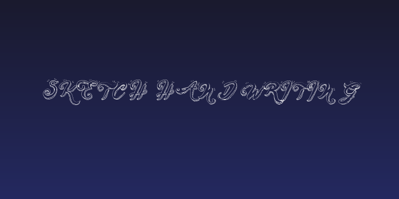 Sketch Handwriting Social Header
