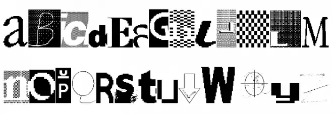 Sketch Major Font LOWERCASE