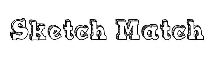 Sketch Match Font Free Fonts Download