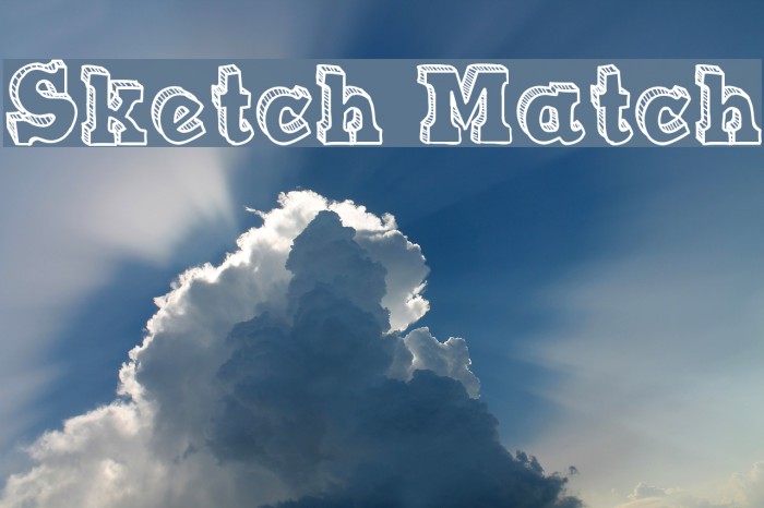 Sketch Match Font