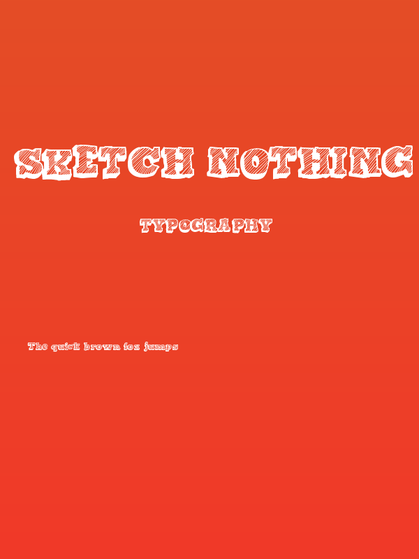 Sketch Nothing Poster