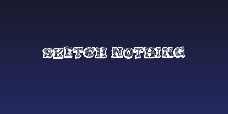 Sketch Nothing Social Header