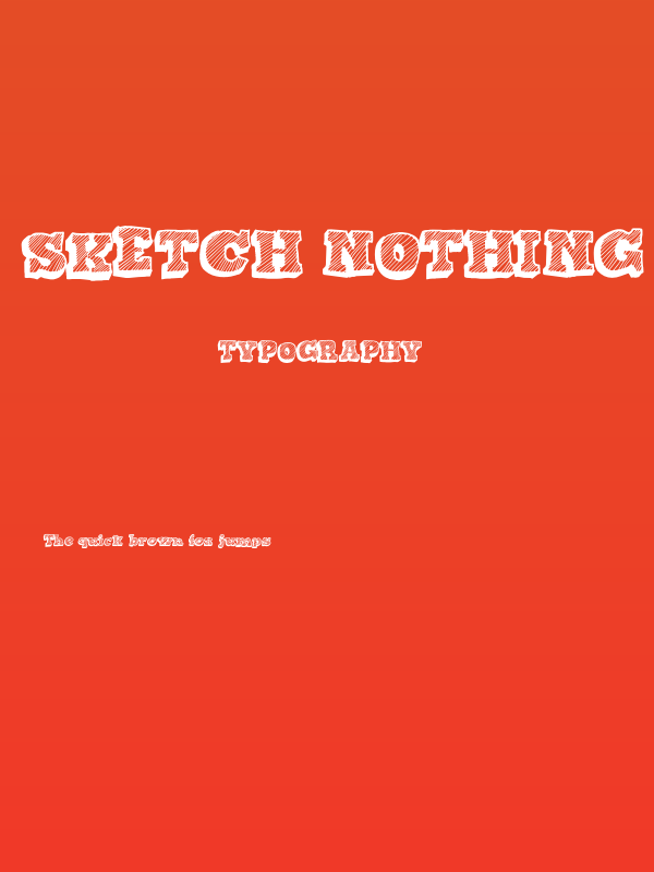 Sketch Nothing Poster