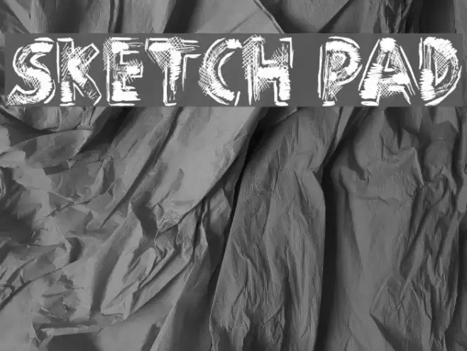Sketch Pad Font examples