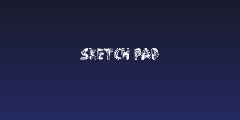 Sketch Pad Social Header