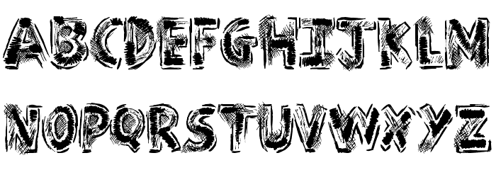 Sketch Pad Font LOWERCASE