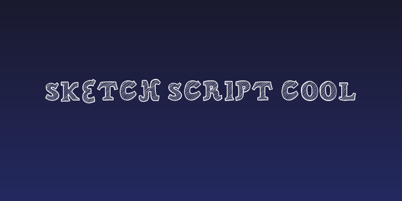 Sketch Script Cool Social Header