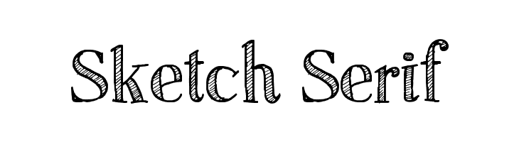 Sketch Serif Font