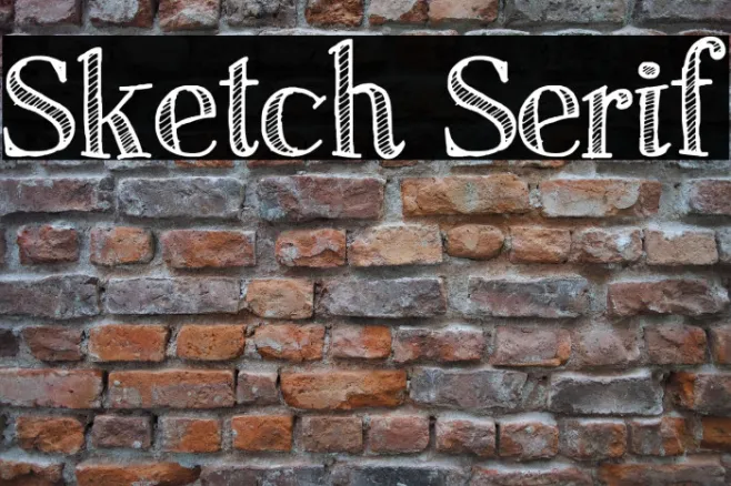 Sketch Serif Example 3