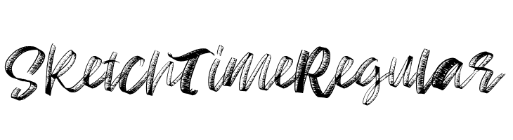 Sketch Time Regular  font caratteri gratis