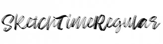Sketch Time Regular  baixar fontes gratis