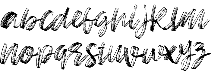 Sketch Time Regular Font LOWERCASE
