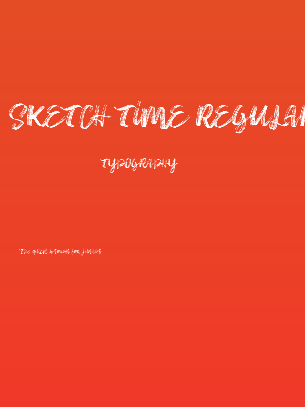 Sketch Time Regular Poster