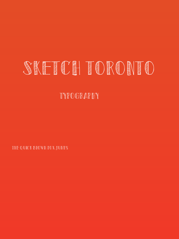 Sketch Toronto Poster