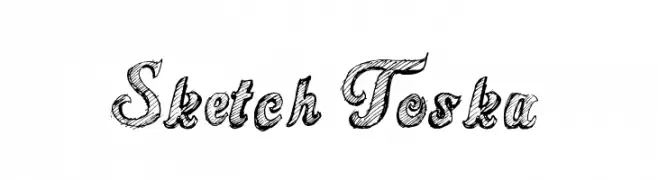 Sketch Toska  Frei Schriftart Herunterladen