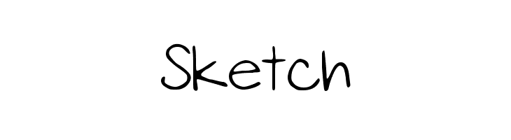Sketch Font