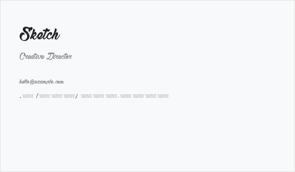 Sketch  Business Card