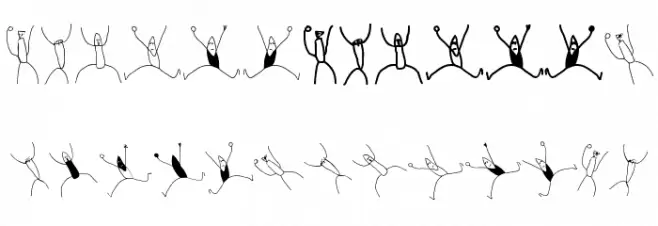 SketchAsScatchCan Schriftart Groß