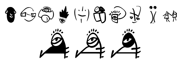 SketchBats Medium Font OTHER CHARS