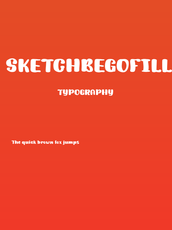 SketchBegoFill Poster