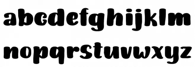 SketchBegoFill フォント 小文字