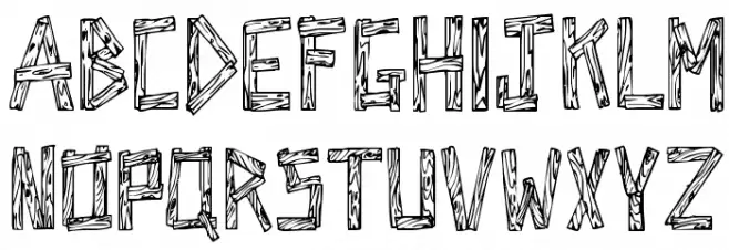 SketchBoards फ़ॉन्ट अपरकेस