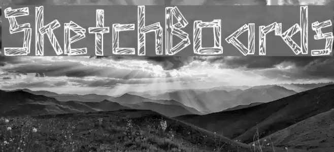 SketchBoards Font examples