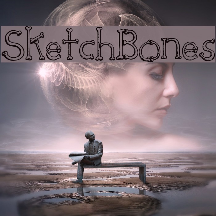 SketchBones Polices examples
