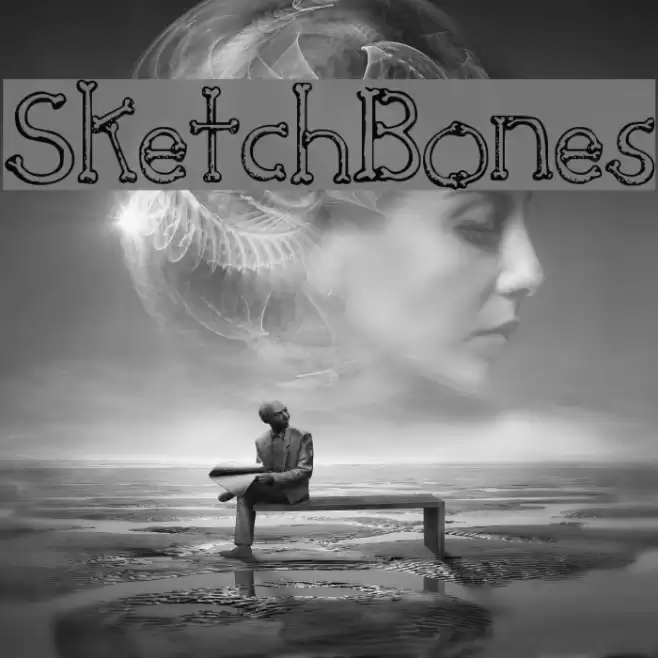 SketchBones Font examples