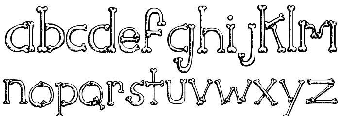 SketchBones Polices MINUSCULES