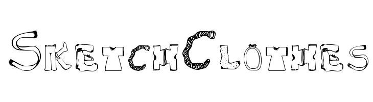 SketchClothes Font