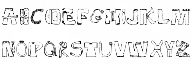 SketchClothes Font OTHER CHARS