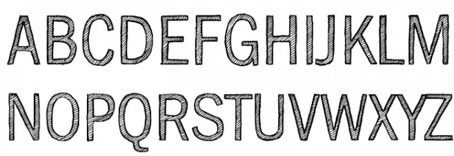 SketchGothic-Light Fuentes MAYÚSCULAS