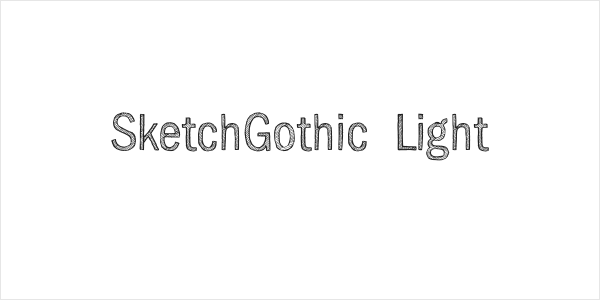 SketchGothic-Light Logo