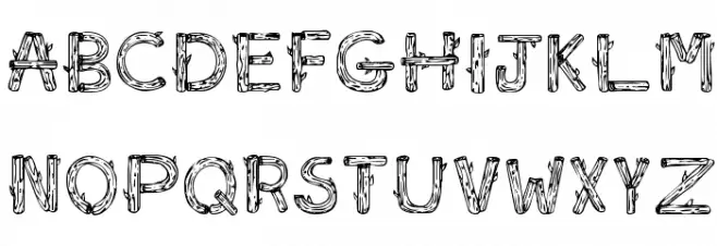 SketchLogs Schriftart Groß