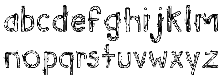 SketchLogs Font LOWERCASE
