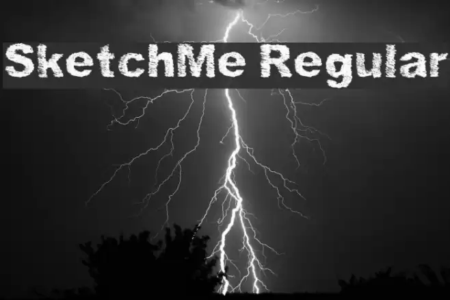 SketchMe Regular Font examples