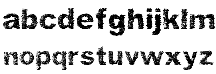 SketchMe Regular Font LOWERCASE