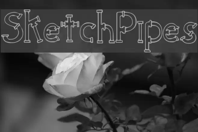 SketchPipes Font examples
