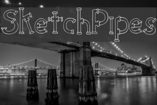 SketchPipes Font examples
