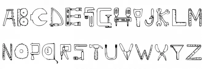 SketchTools Fonte MAIÚSCULAS
