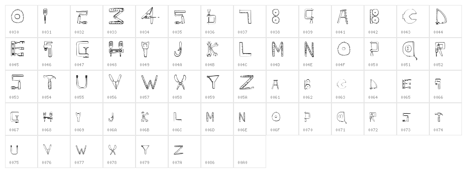 SketchTools Character Map