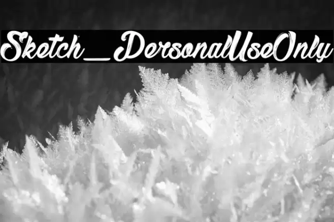 Sketch_PersonalUseOnly Font examples